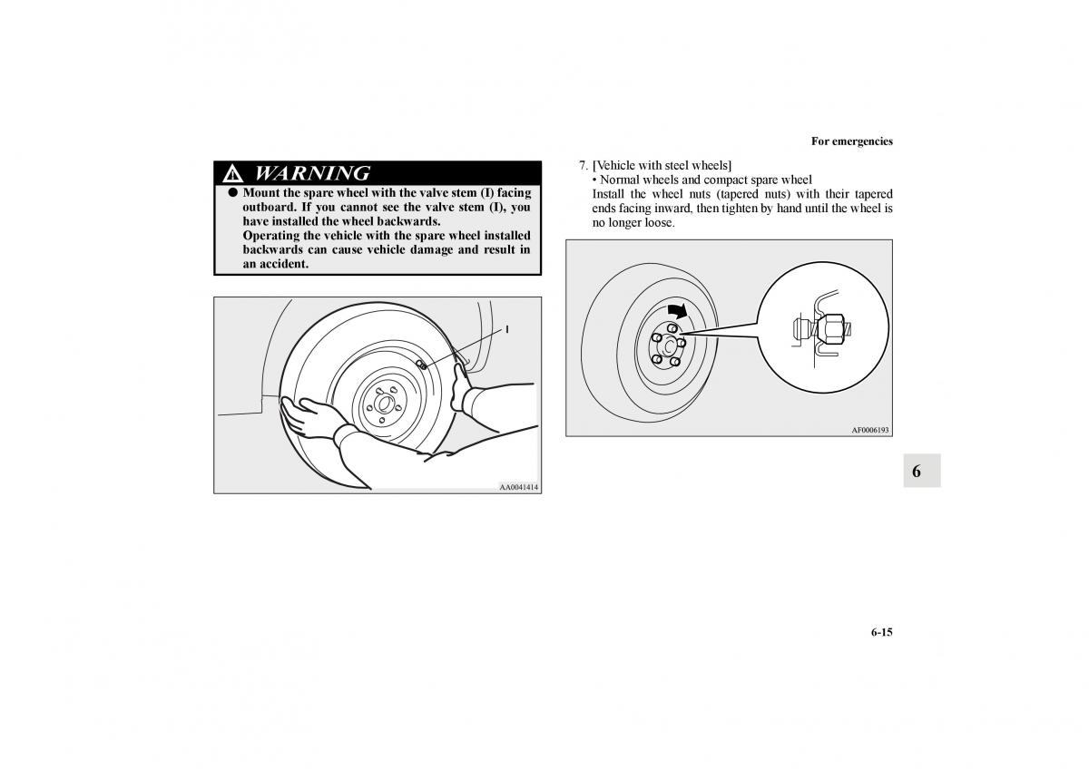 Mitsubishi Lancer Sportback VIII 8 owners manual / page 572