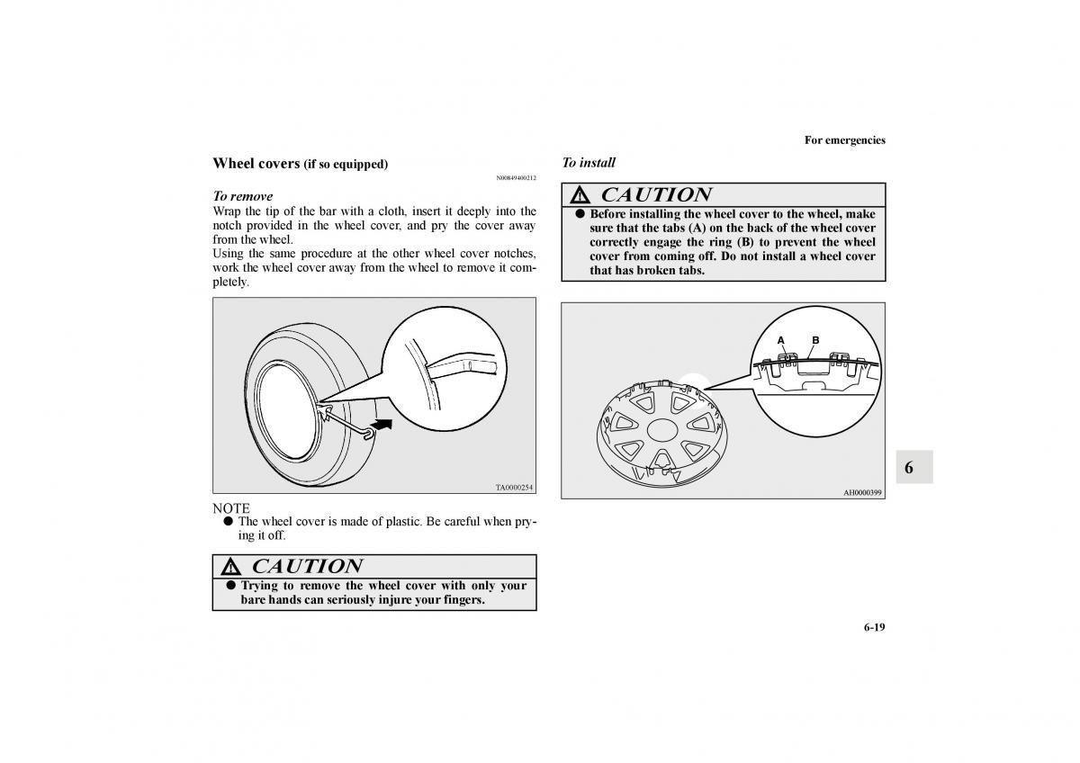 Mitsubishi Lancer Sportback VIII 8 owners manual / page 576