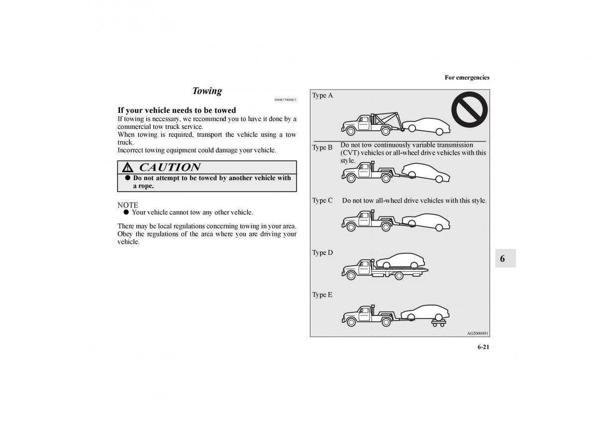 Mitsubishi Lancer Sportback VIII 8 owners manual / page 578