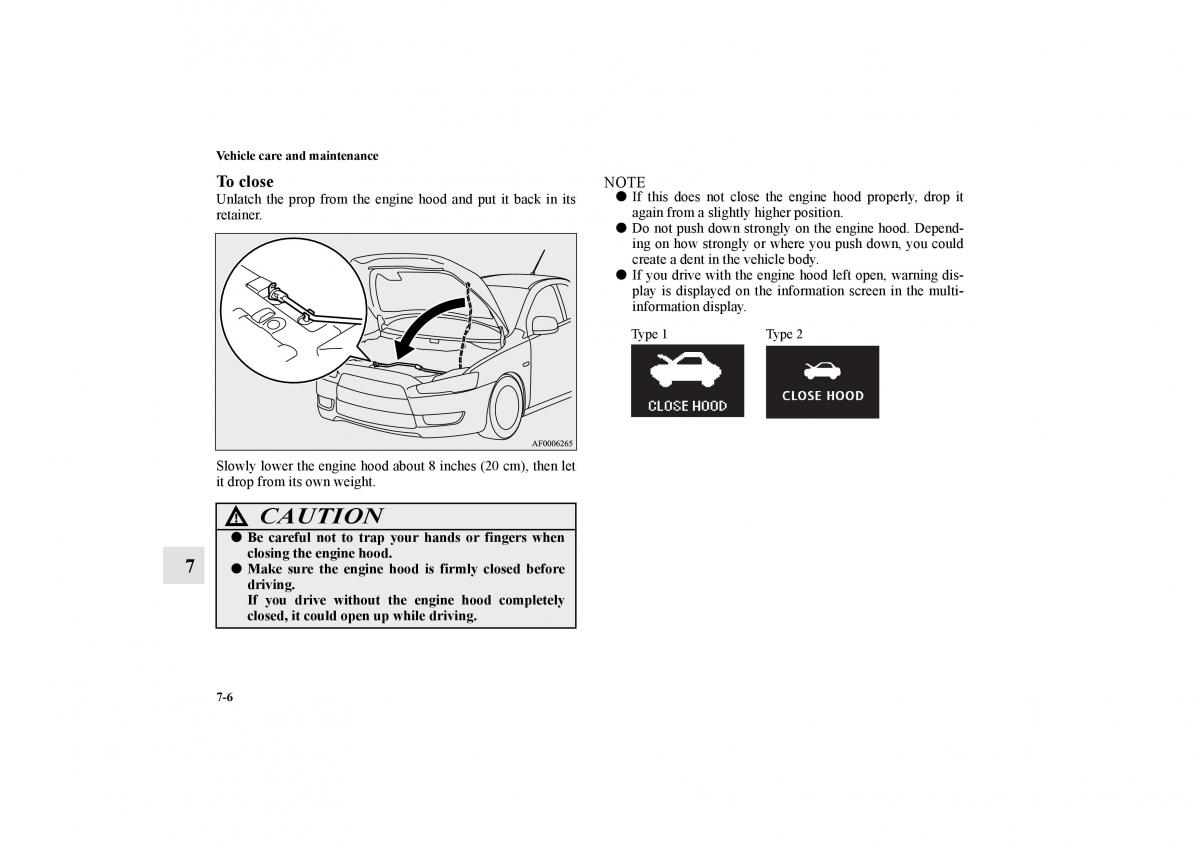 Mitsubishi Lancer Sportback VIII 8 owners manual / page 587