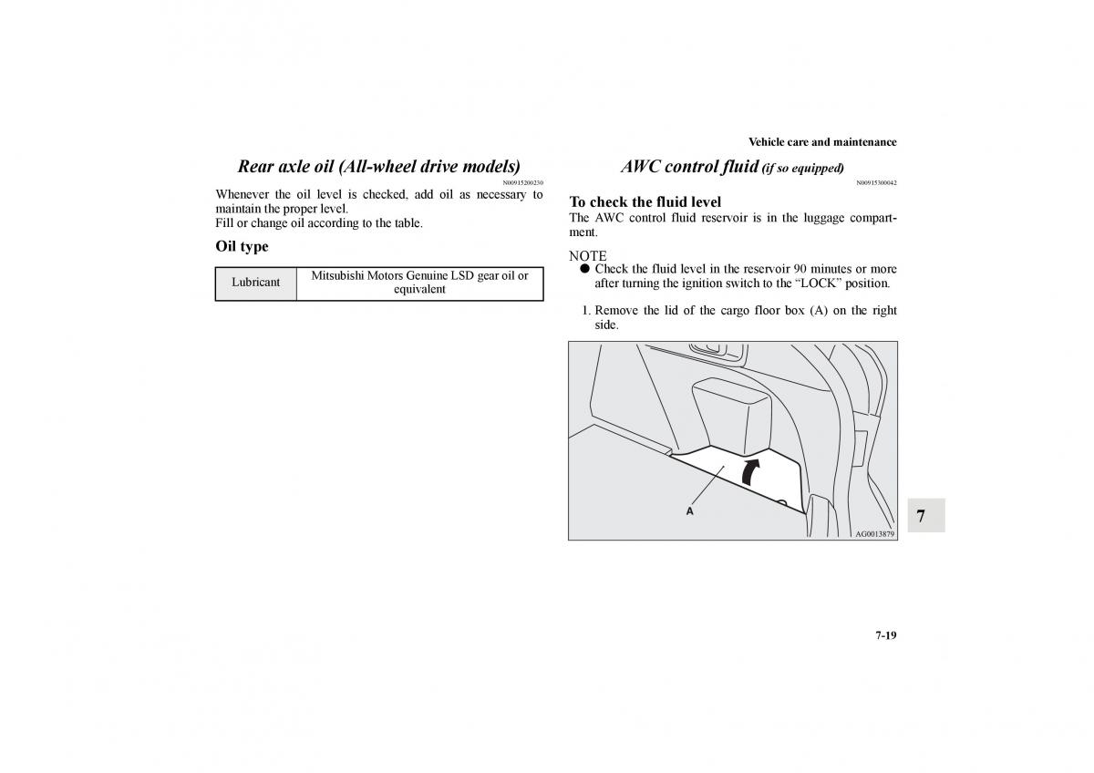 Mitsubishi Lancer Sportback VIII 8 owners manual / page 600