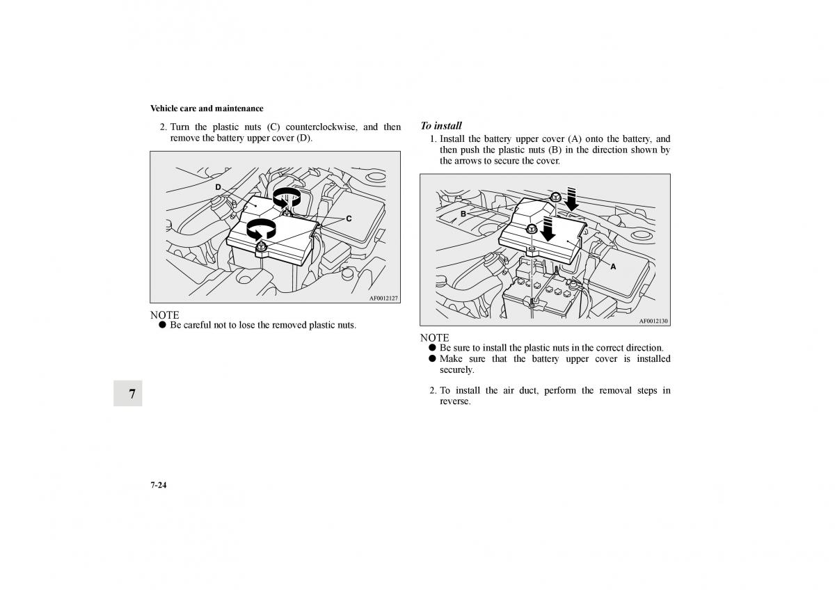 Mitsubishi Lancer Sportback VIII 8 owners manual / page 605