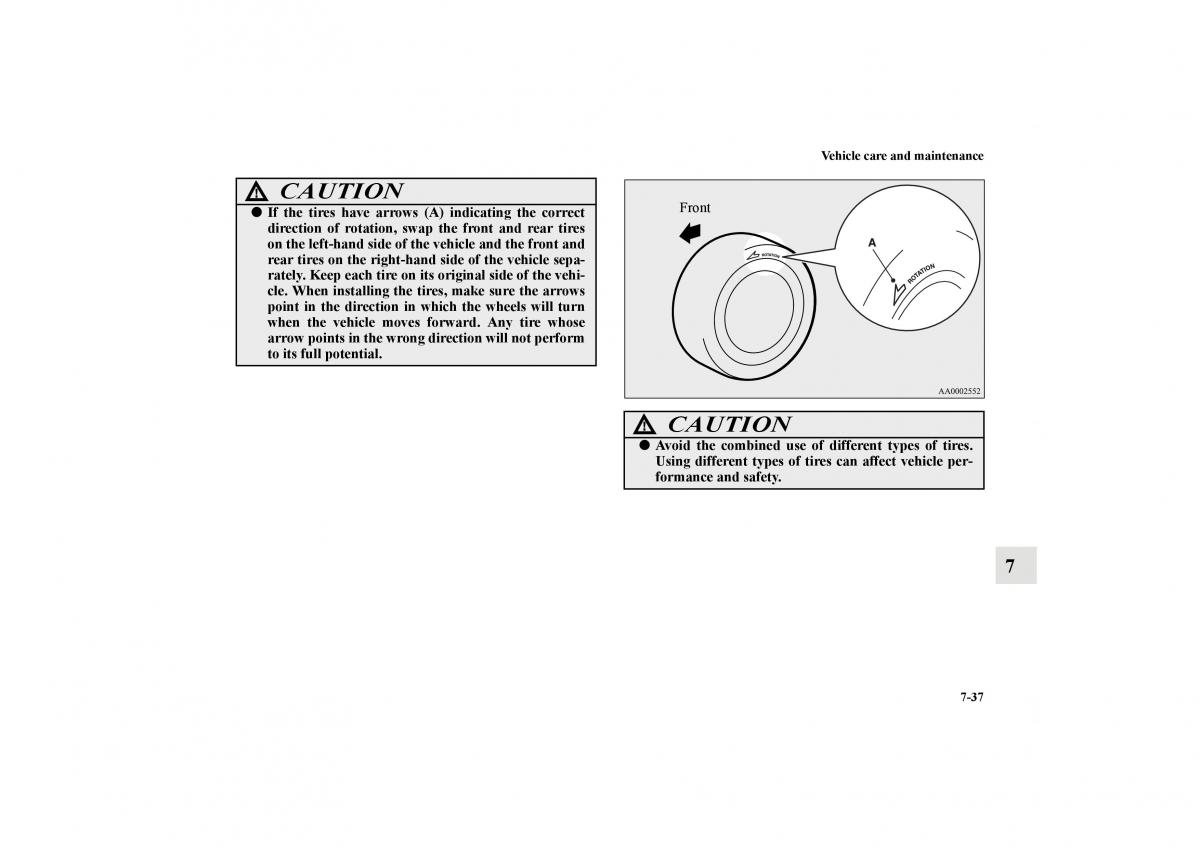 Mitsubishi Lancer Sportback VIII 8 owners manual / page 618