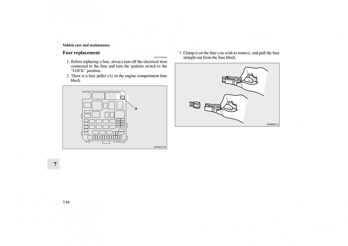 Mitsubishi Lancer Sportback VIII 8 owners manual / page 635