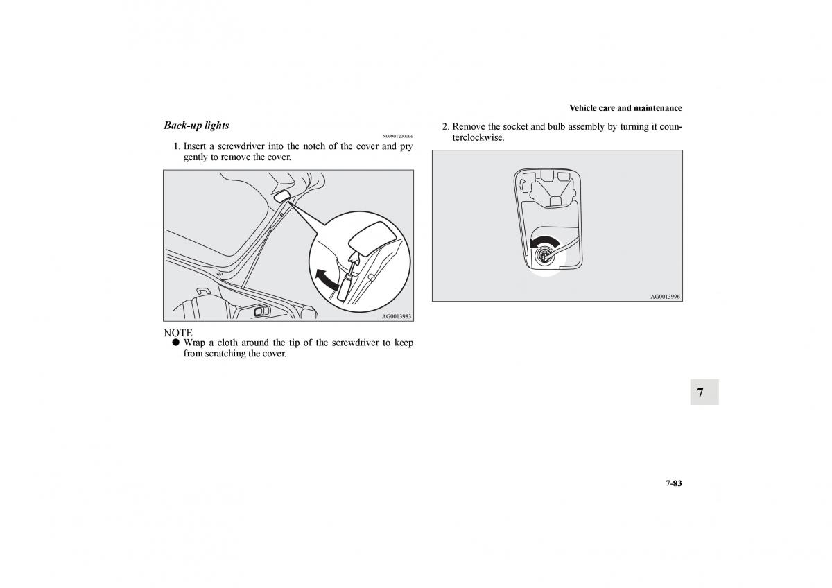 Mitsubishi Lancer Sportback VIII 8 owners manual / page 664