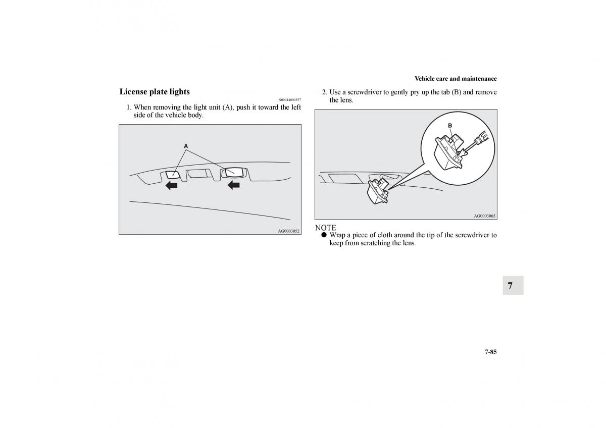 Mitsubishi Lancer Sportback VIII 8 owners manual / page 666