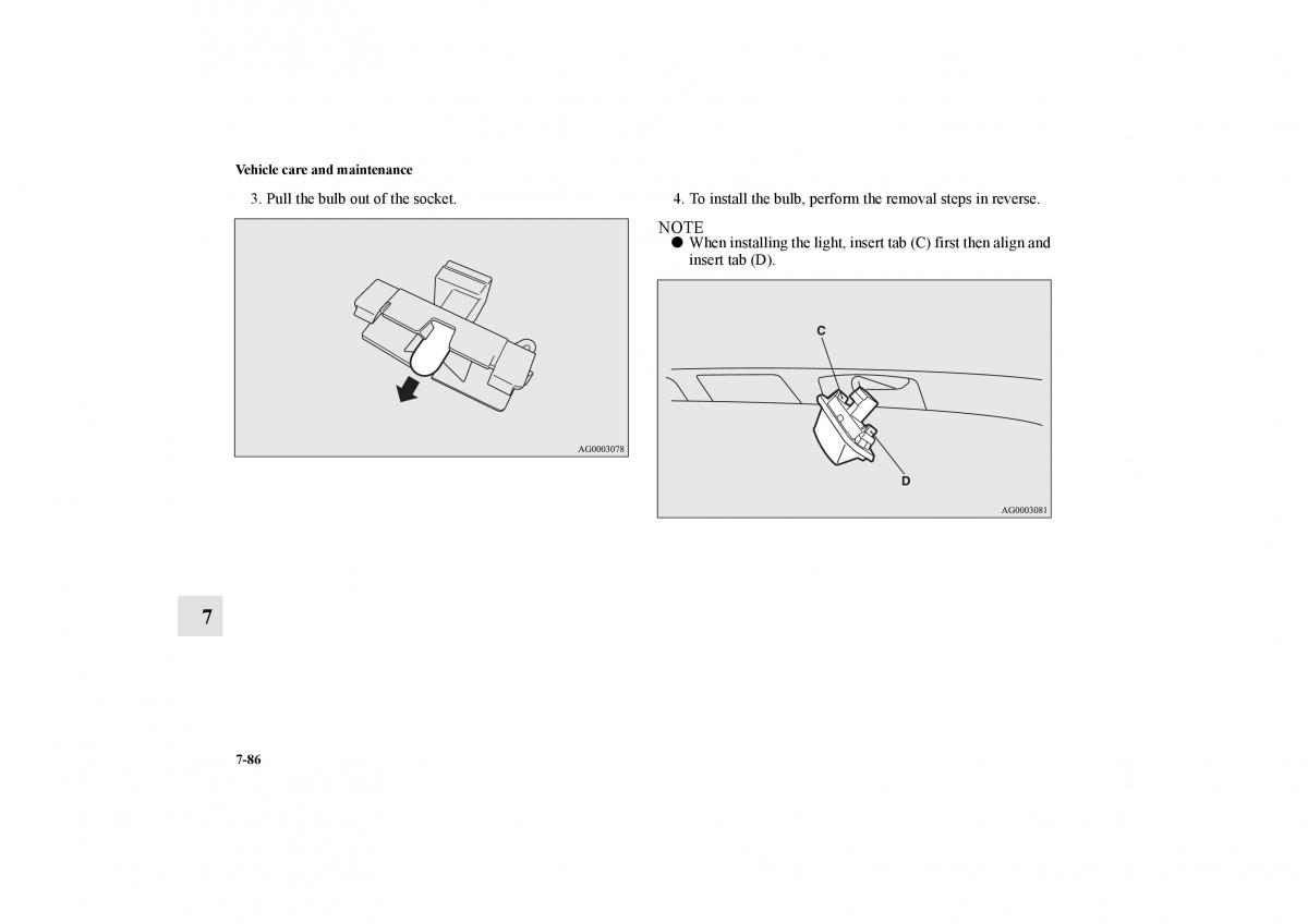 Mitsubishi Lancer Sportback VIII 8 owners manual / page 667