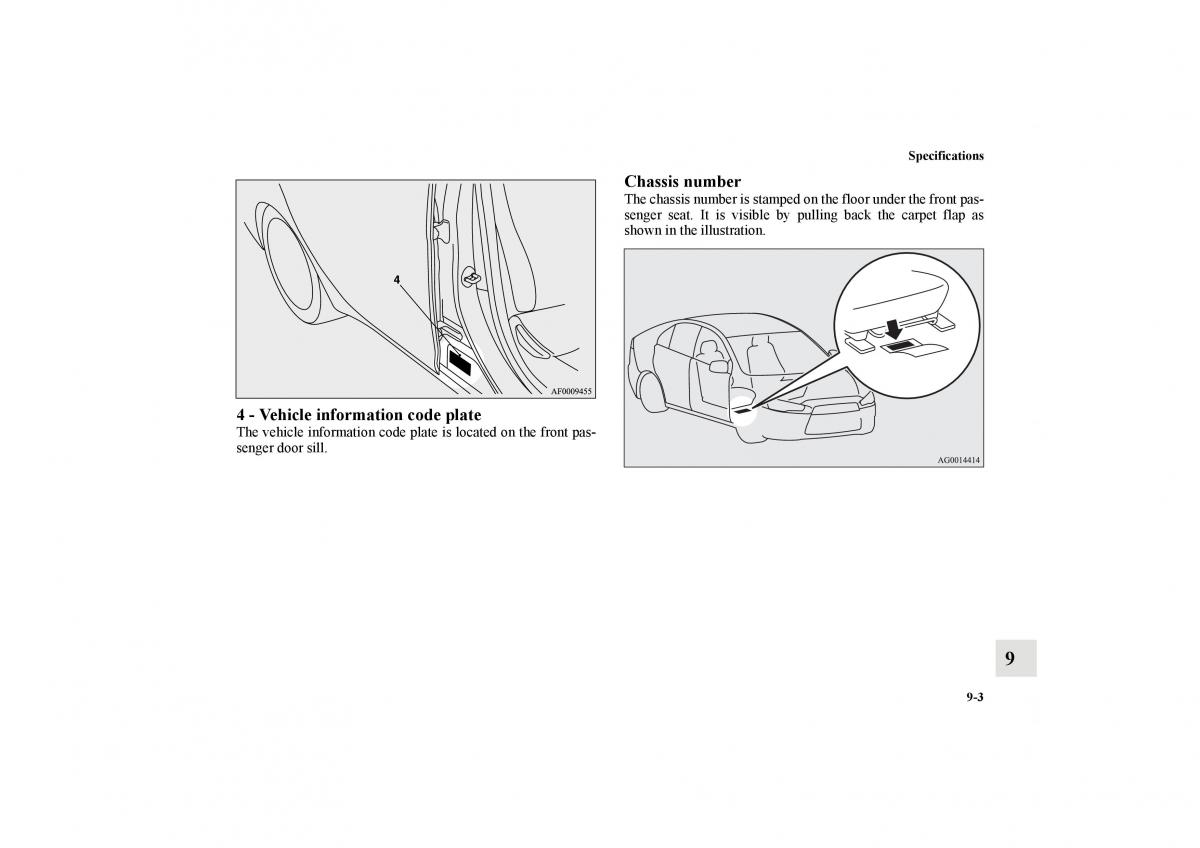 Mitsubishi Lancer Sportback VIII 8 owners manual / page 688