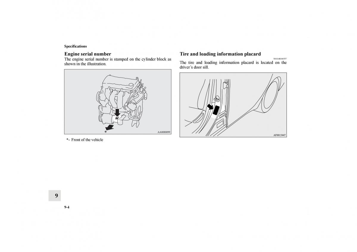 Mitsubishi Lancer Sportback VIII 8 owners manual / page 689