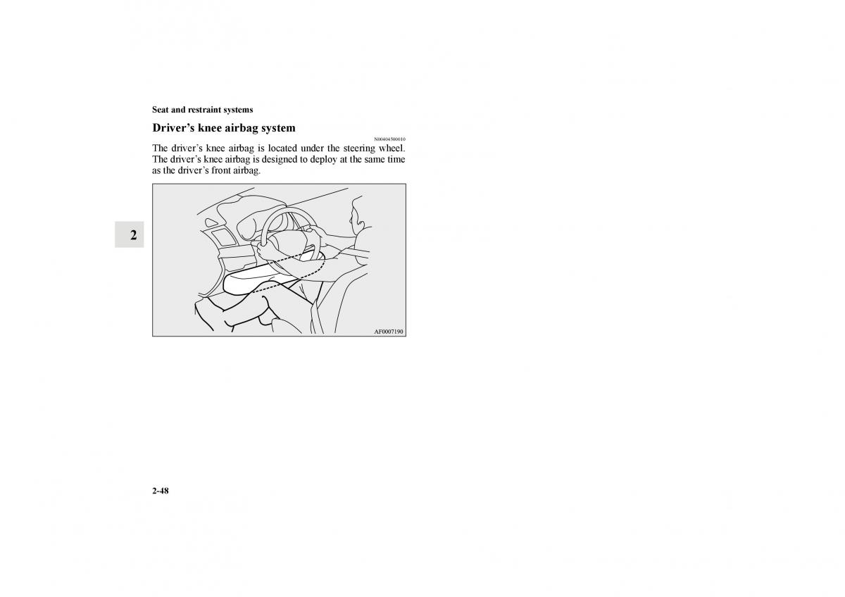 Mitsubishi Lancer Sportback VIII 8 owners manual / page 77