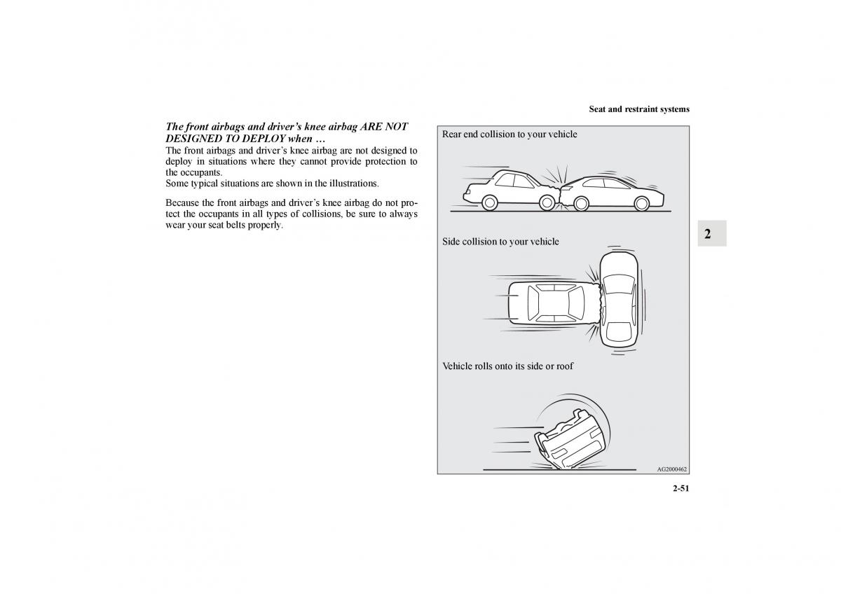 Mitsubishi Lancer Sportback VIII 8 owners manual / page 80