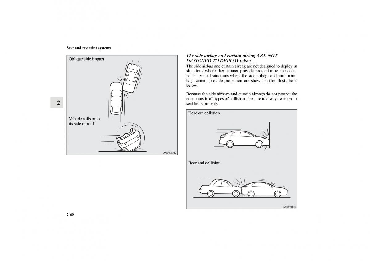 Mitsubishi Lancer Sportback VIII 8 owners manual / page 89