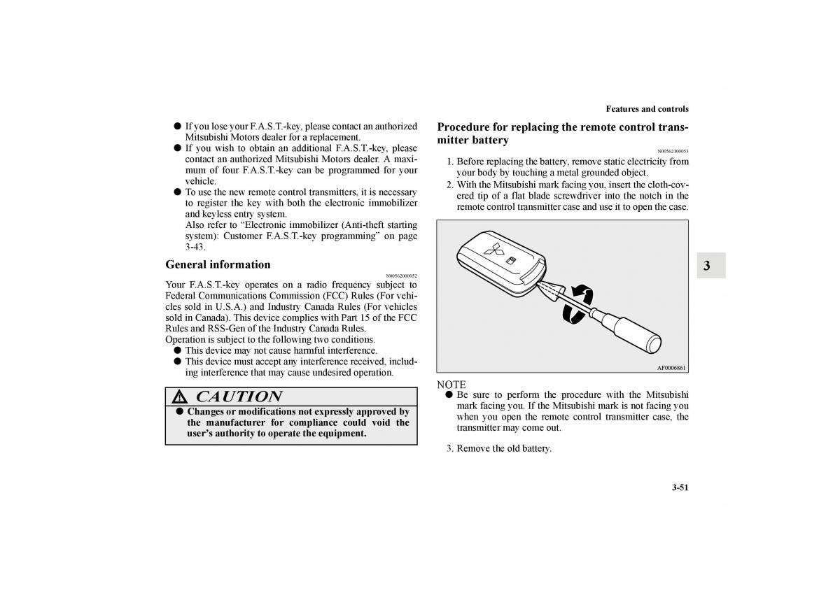 Mitsubishi Lancer Sportback VIII 8 owners manual / page 144