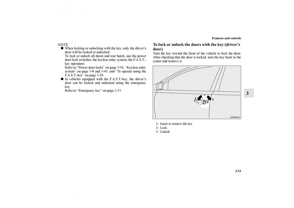 Mitsubishi Lancer Sportback VIII 8 owners manual / page 146