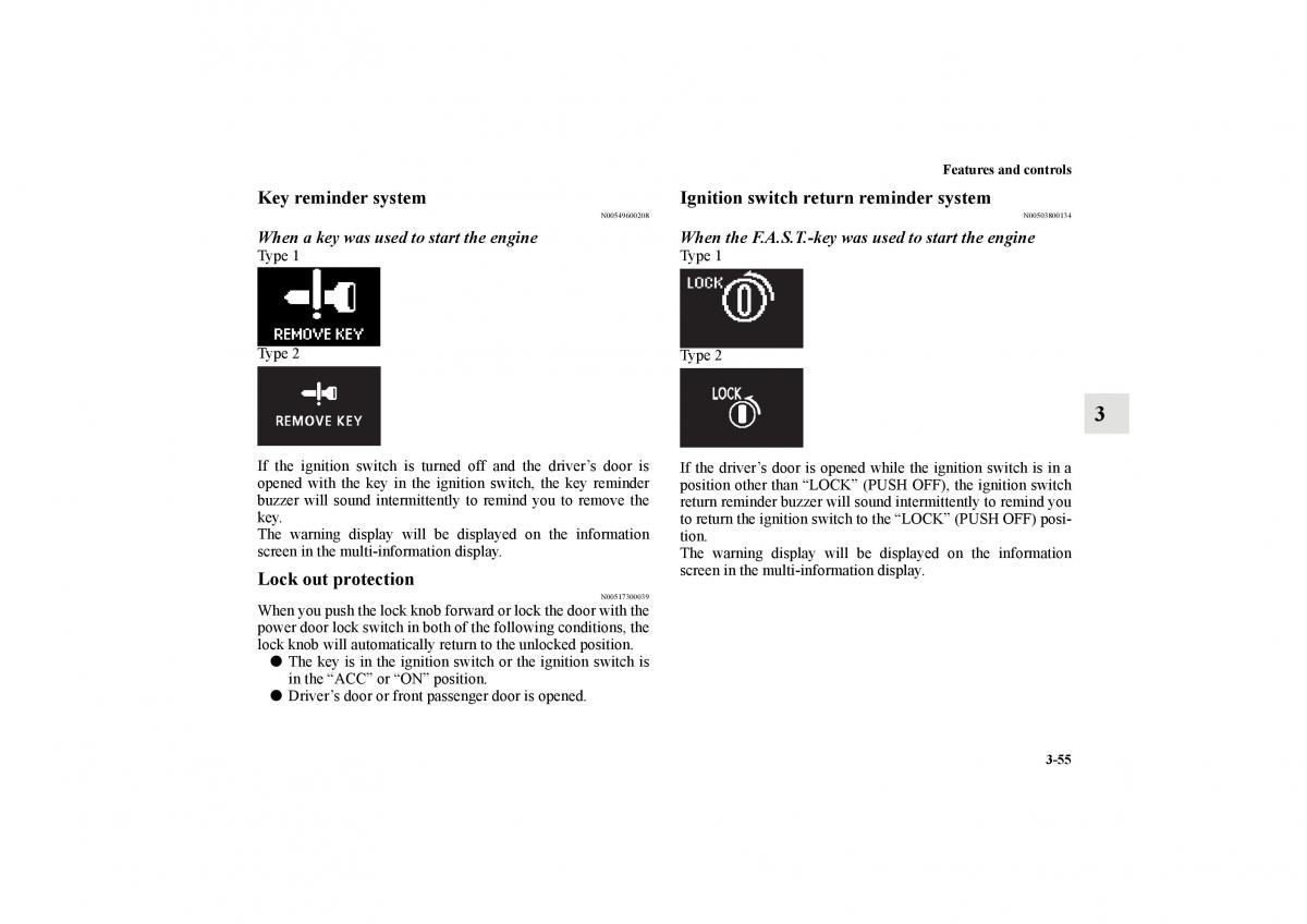 Mitsubishi Lancer Sportback VIII 8 owners manual / page 148