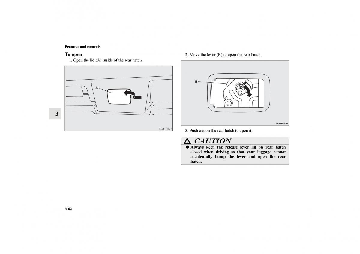 Mitsubishi Lancer Sportback VIII 8 owners manual / page 155