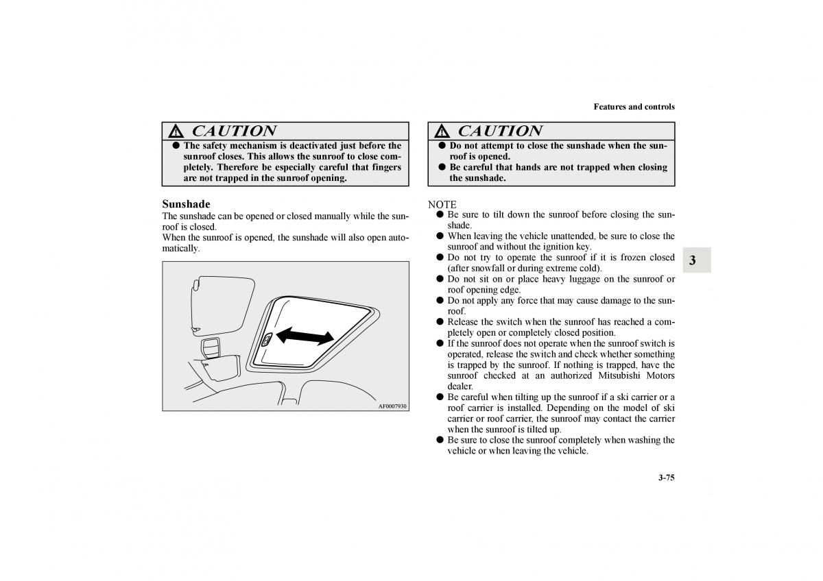 Mitsubishi Lancer Sportback VIII 8 owners manual / page 168