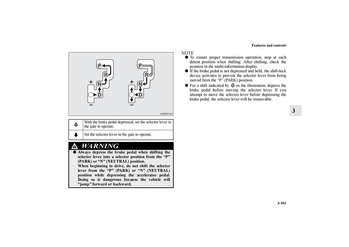 Mitsubishi Lancer Sportback VIII 8 owners manual / page 194