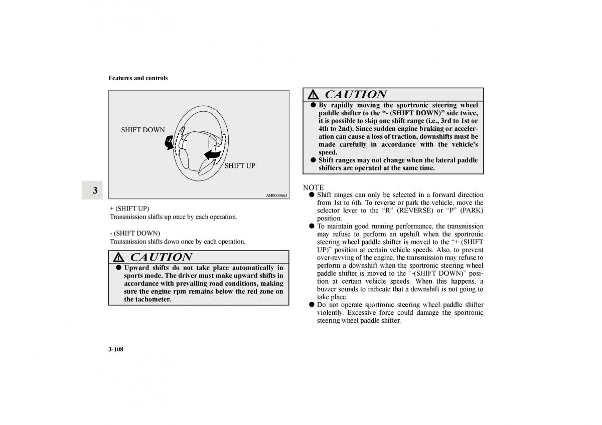 Mitsubishi Lancer Sportback VIII 8 owners manual / page 201