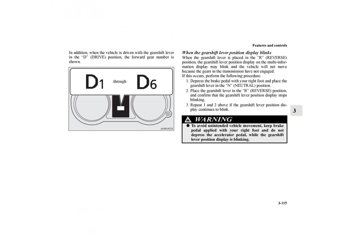 Mitsubishi Lancer Sportback VIII 8 owners manual / page 208