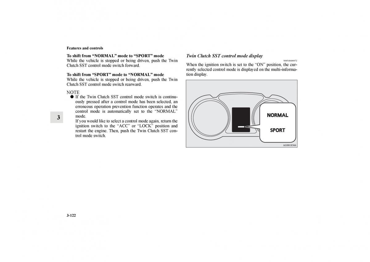 Mitsubishi Lancer Sportback VIII 8 owners manual / page 215