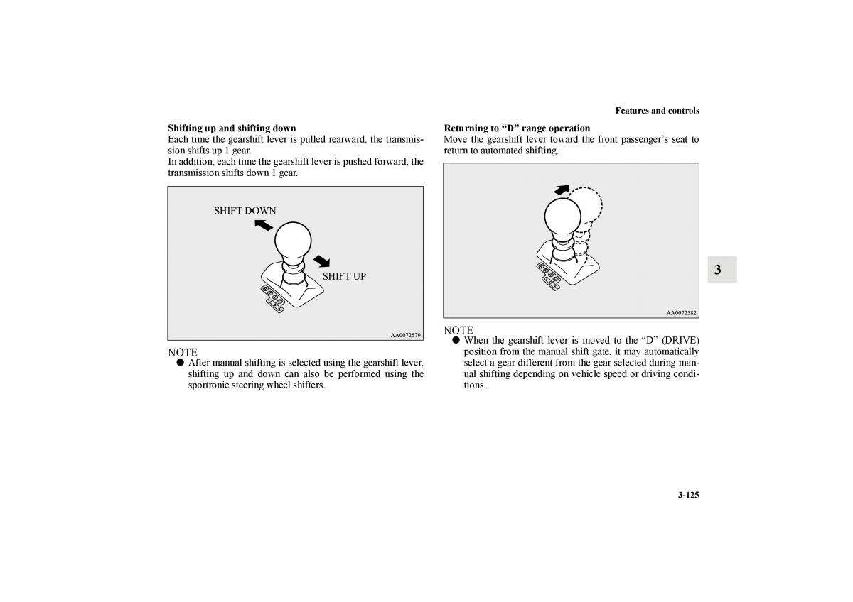 Mitsubishi Lancer Sportback VIII 8 owners manual / page 218