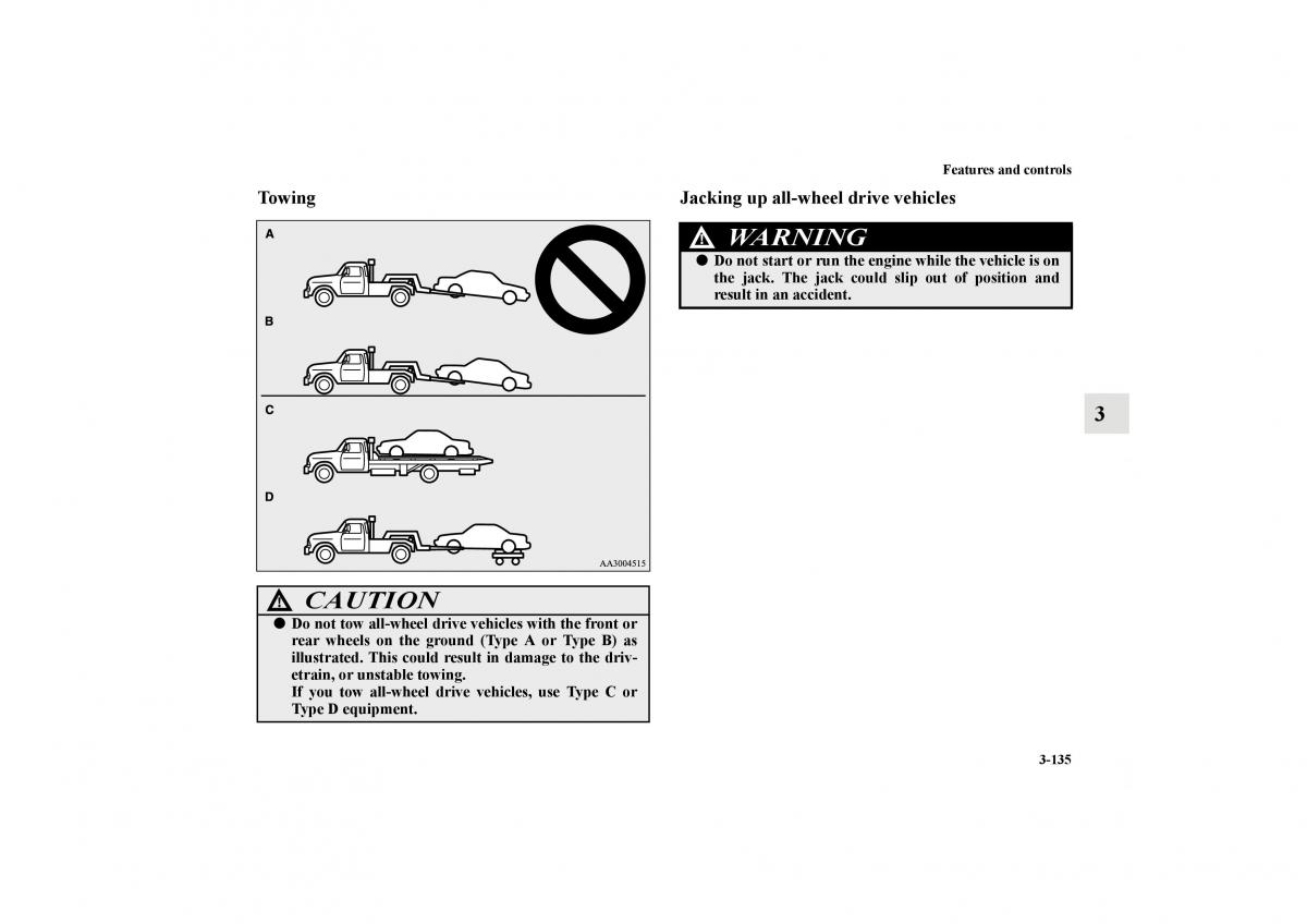 Mitsubishi Lancer Sportback VIII 8 owners manual / page 228