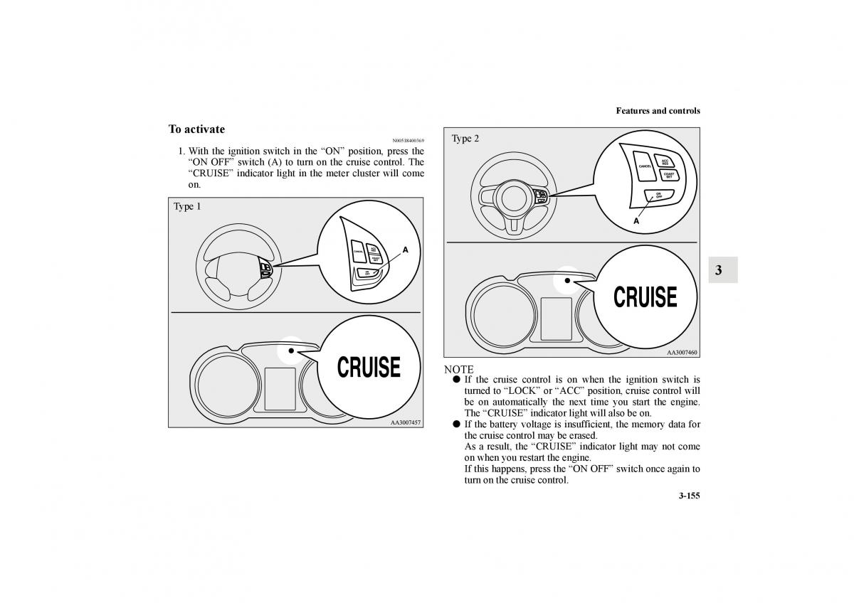 Mitsubishi Lancer Sportback VIII 8 owners manual / page 248