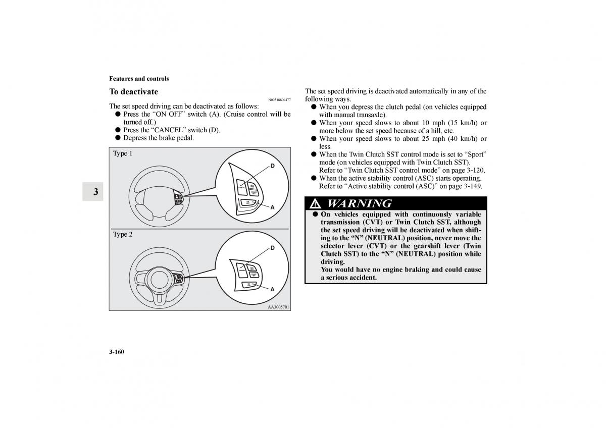 Mitsubishi Lancer Sportback VIII 8 owners manual / page 253