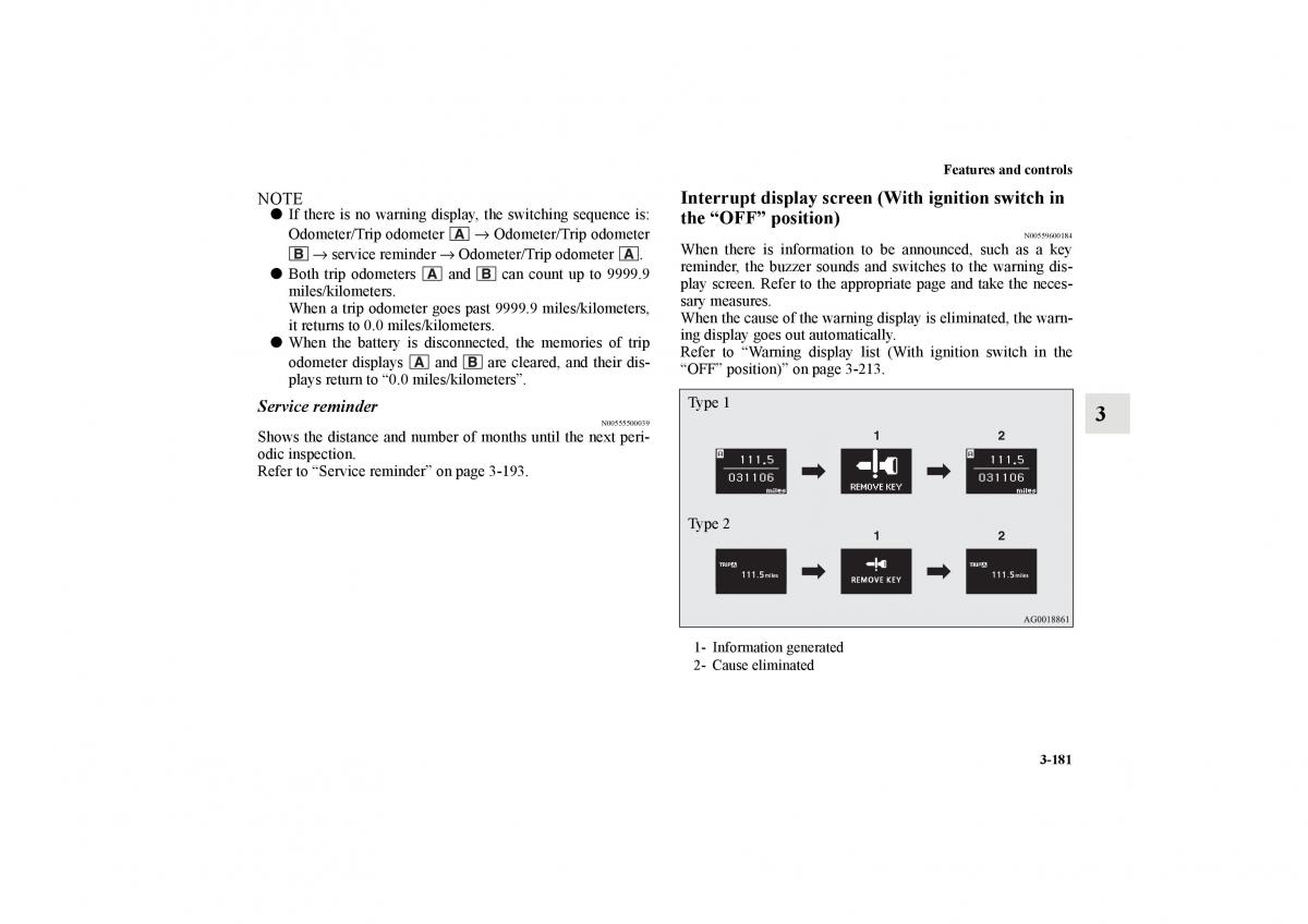 Mitsubishi Lancer Sportback VIII 8 owners manual / page 274