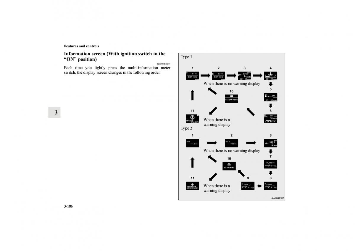 Mitsubishi Lancer Sportback VIII 8 owners manual / page 279