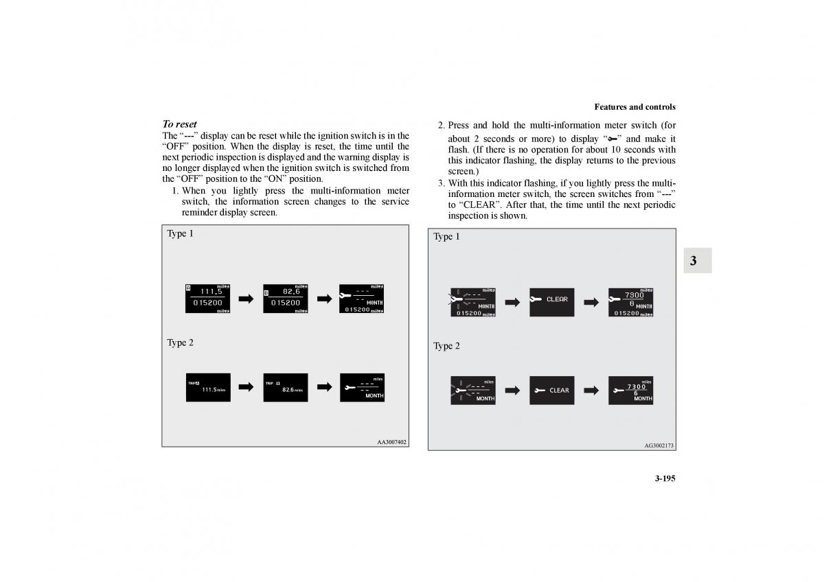 Mitsubishi Lancer Sportback VIII 8 owners manual / page 288