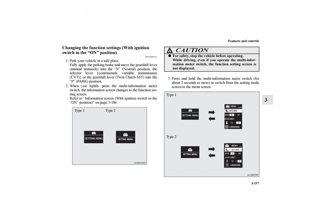 Mitsubishi Lancer Sportback VIII 8 owners manual / page 290