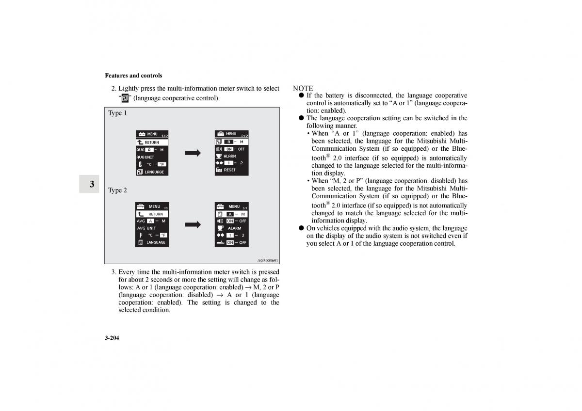 Mitsubishi Lancer Sportback VIII 8 owners manual / page 297