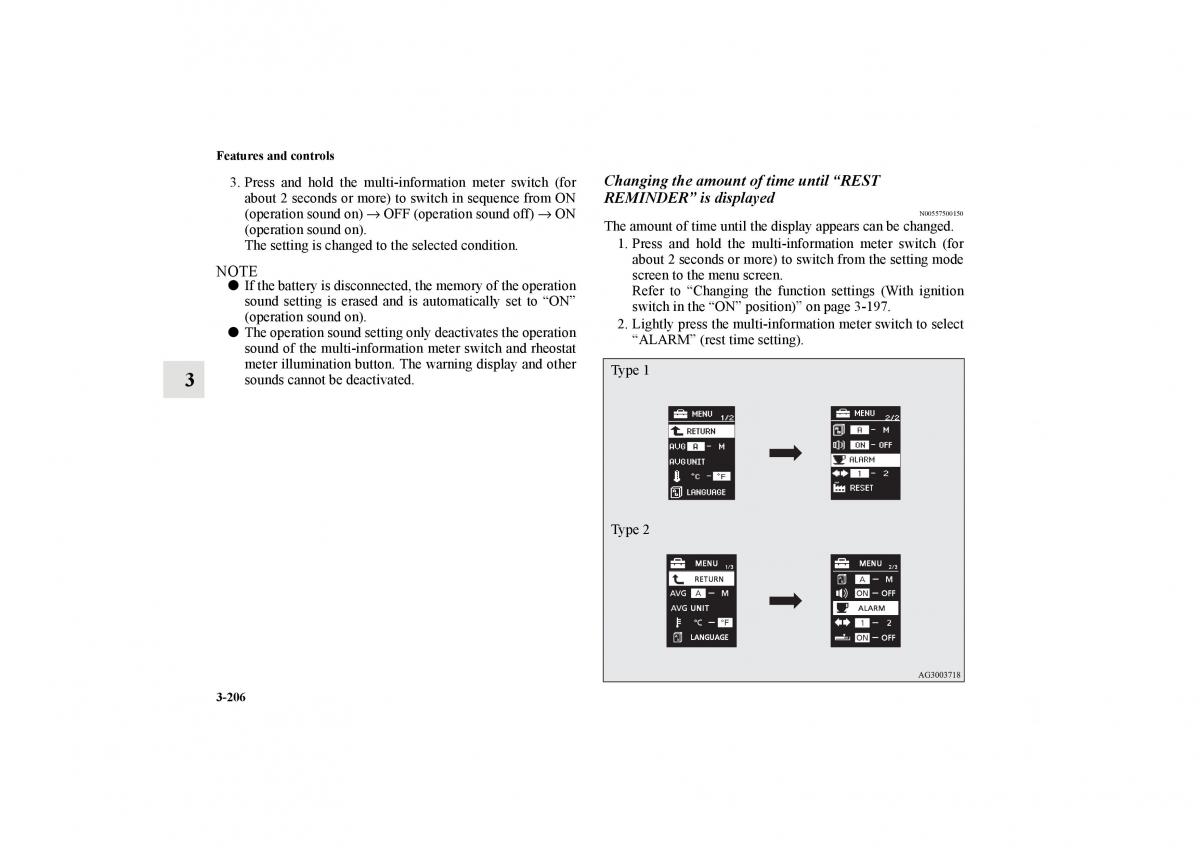 Mitsubishi Lancer Sportback VIII 8 owners manual / page 299