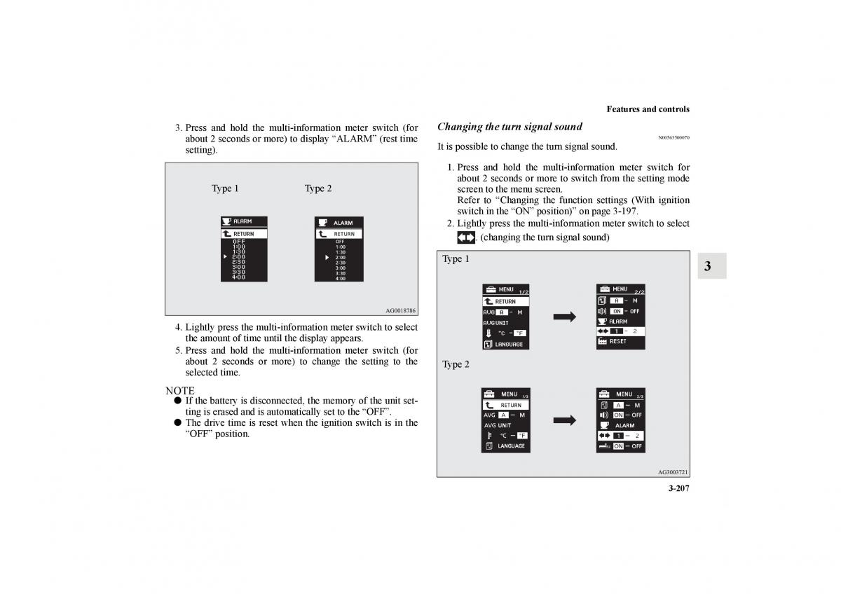 Mitsubishi Lancer Sportback VIII 8 owners manual / page 300