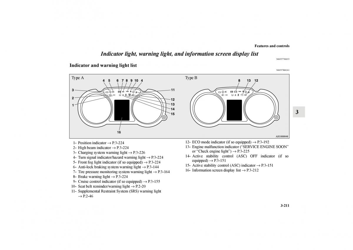 Mitsubishi Lancer Sportback VIII 8 owners manual / page 304