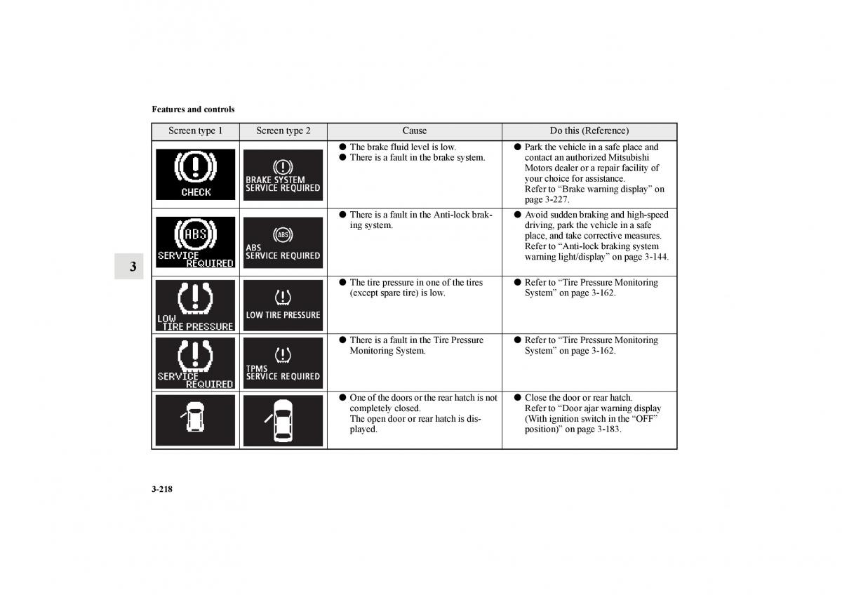 Mitsubishi Lancer Sportback VIII 8 owners manual / page 311