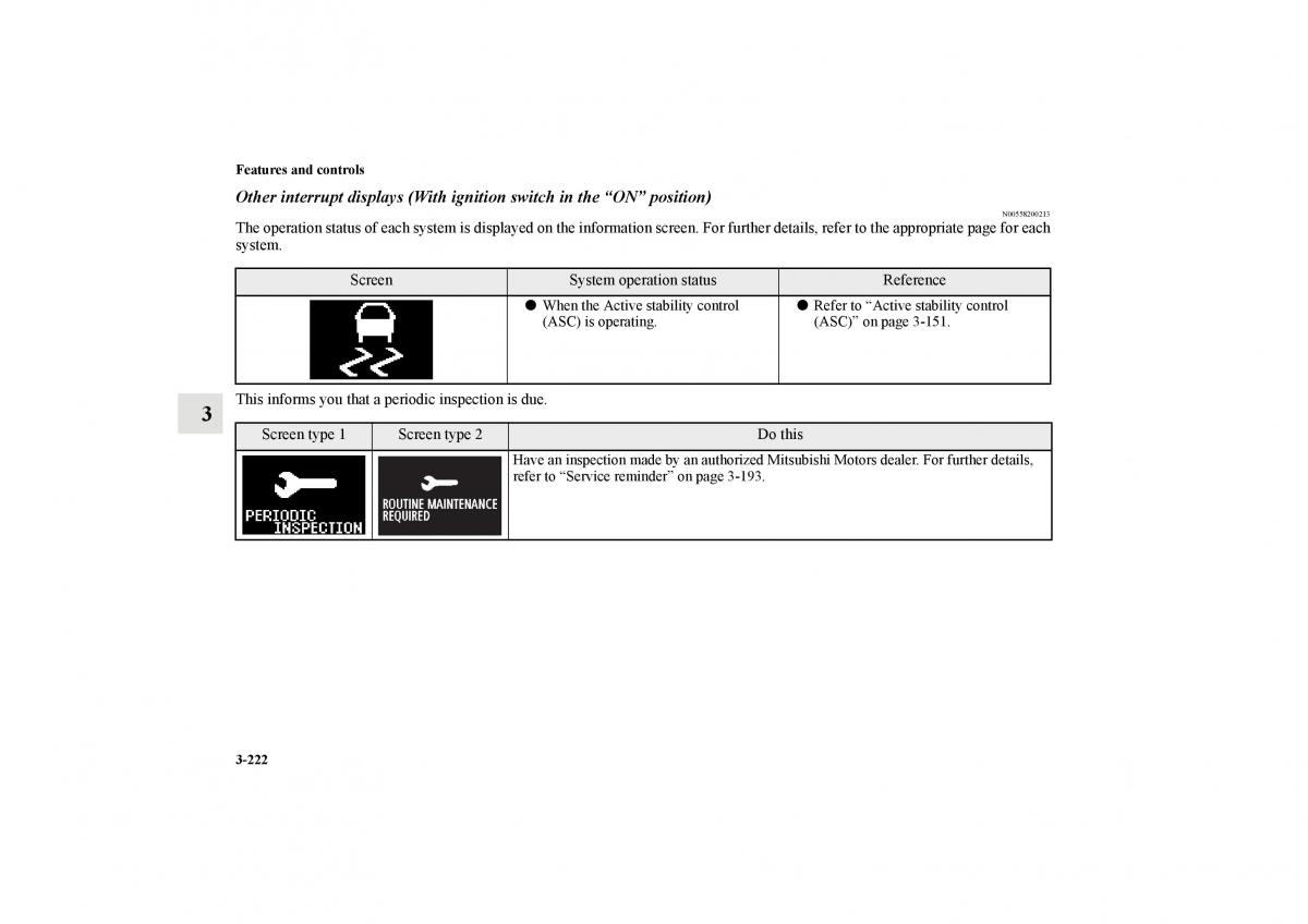 Mitsubishi Lancer Sportback VIII 8 owners manual / page 315