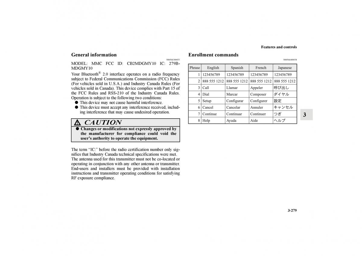 Mitsubishi Lancer Sportback VIII 8 owners manual / page 372