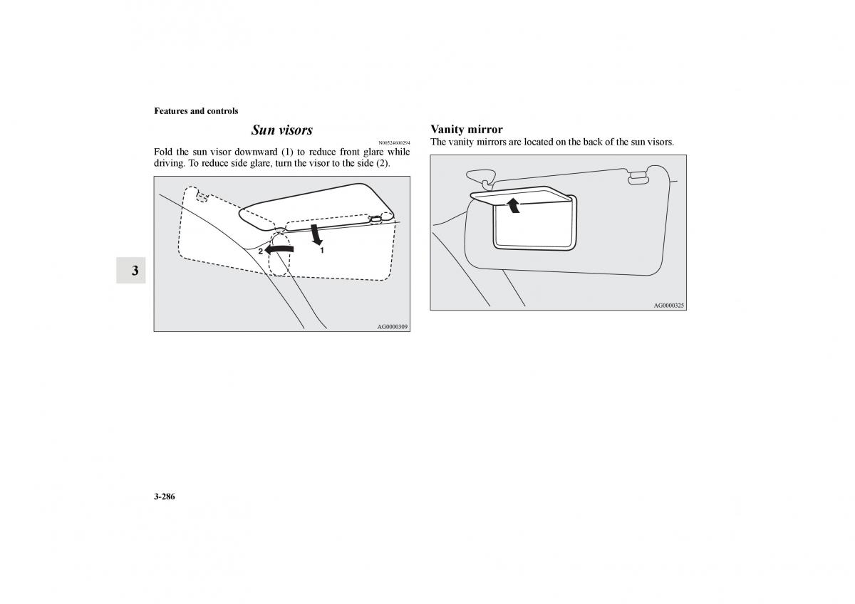 Mitsubishi Lancer Sportback VIII 8 owners manual / page 379