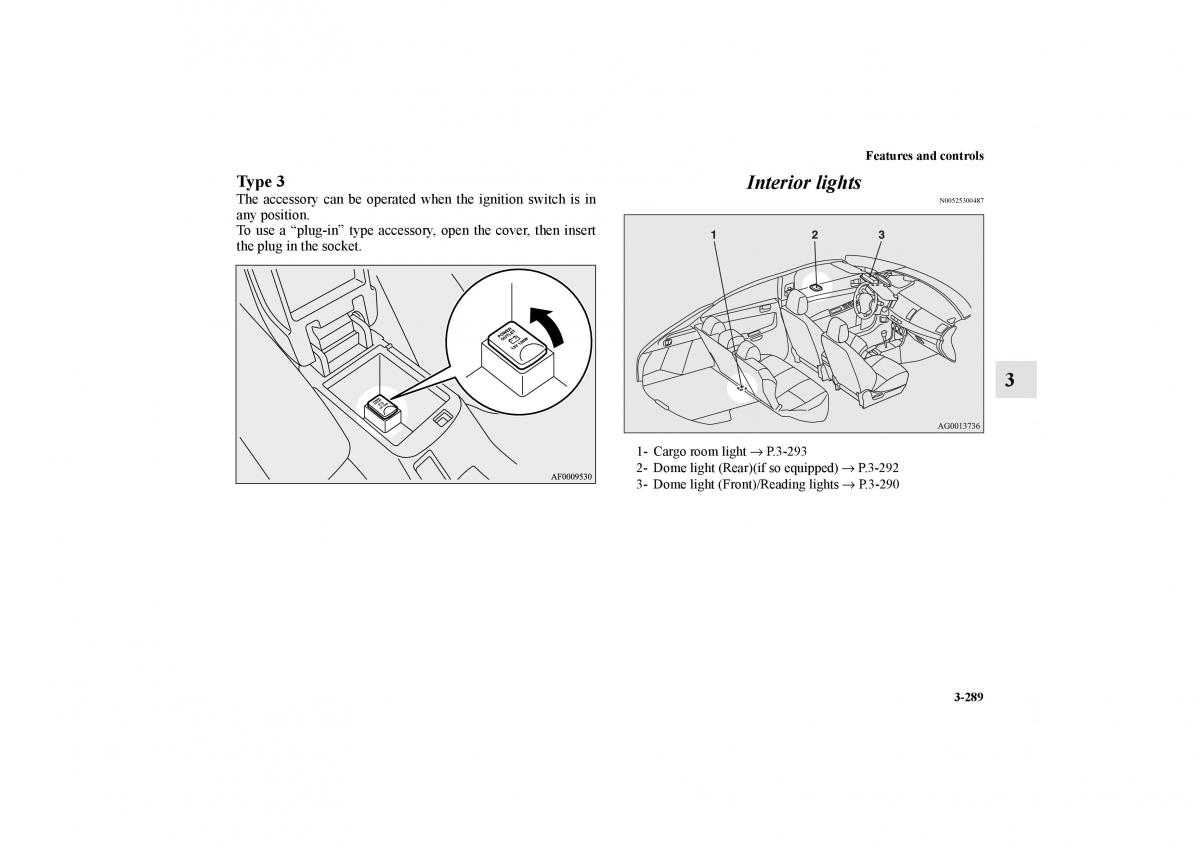 Mitsubishi Lancer Sportback VIII 8 owners manual / page 382