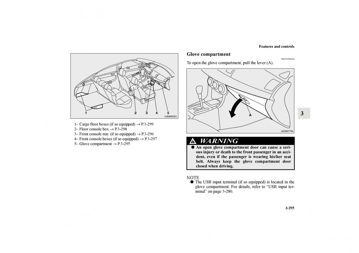 Mitsubishi Lancer Sportback VIII 8 owners manual / page 388