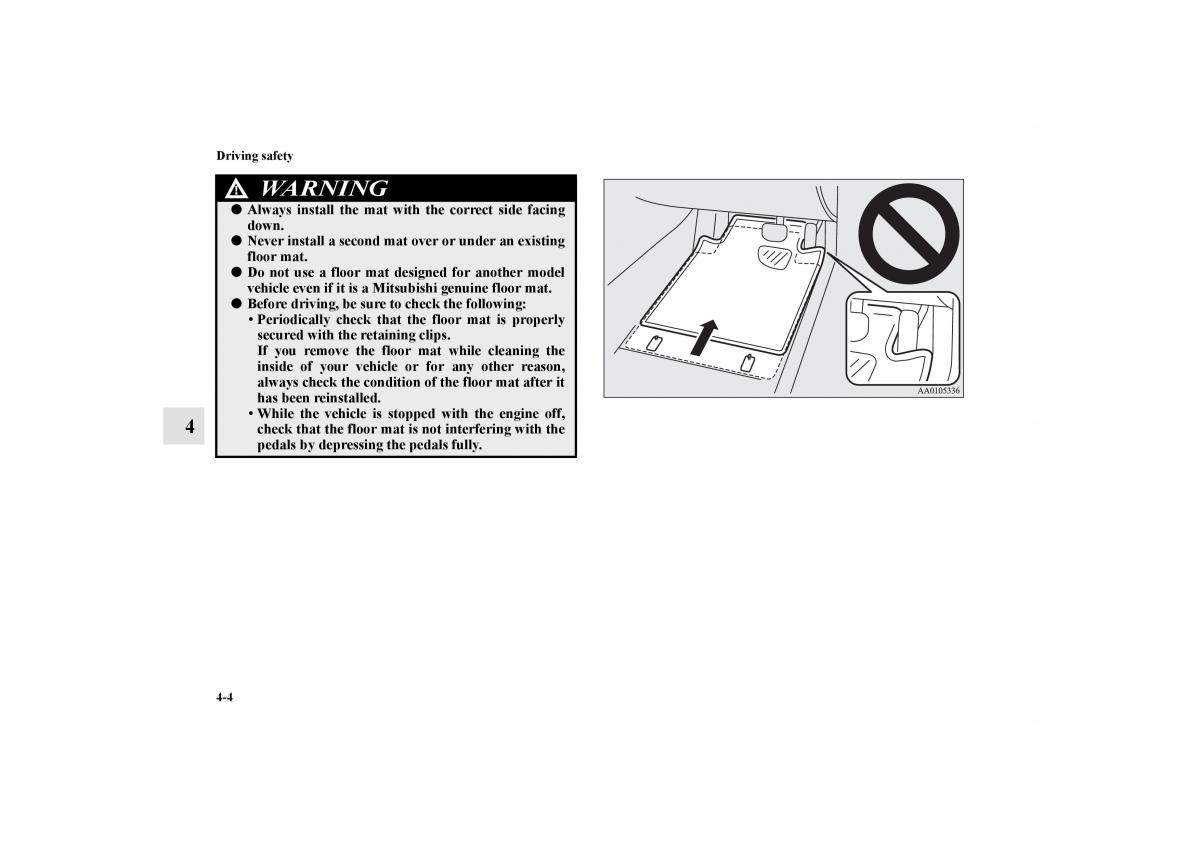 Mitsubishi Lancer Sportback VIII 8 owners manual / page 401