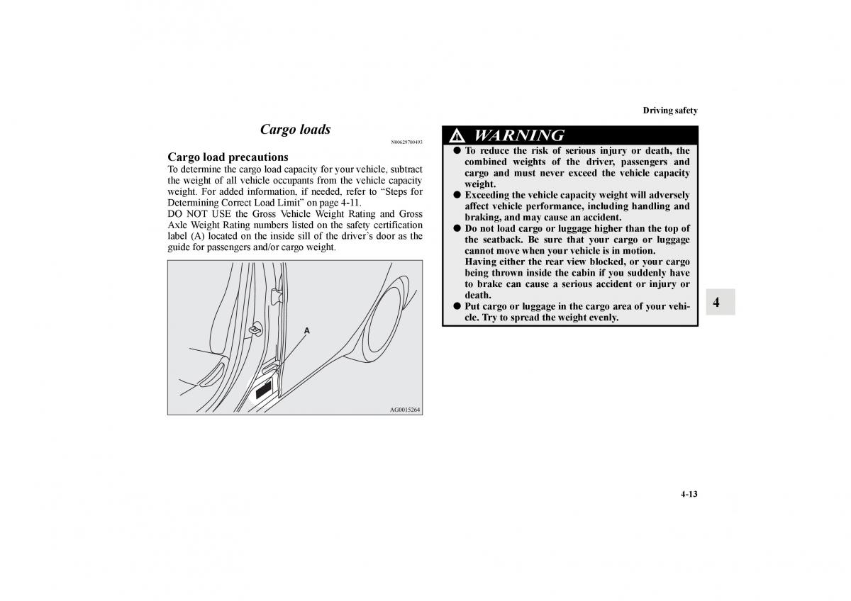 Mitsubishi Lancer Sportback VIII 8 owners manual / page 410