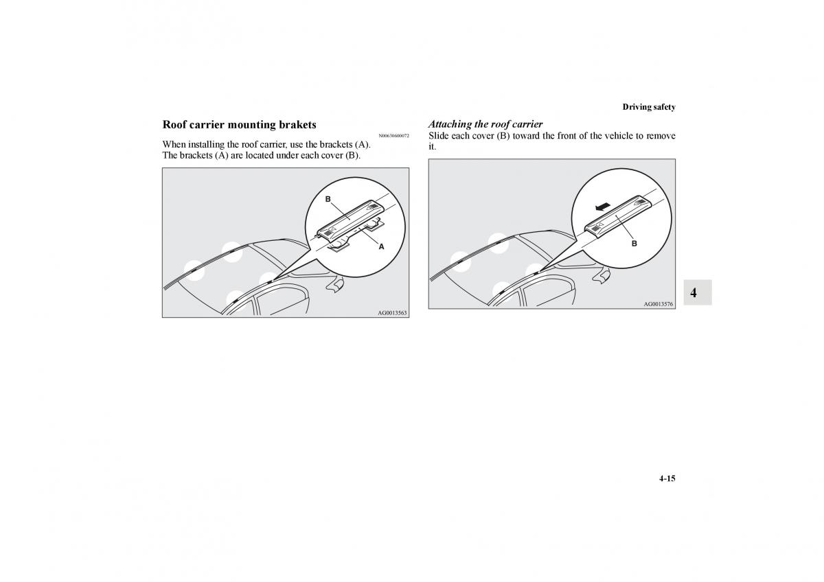 Mitsubishi Lancer Sportback VIII 8 owners manual / page 412