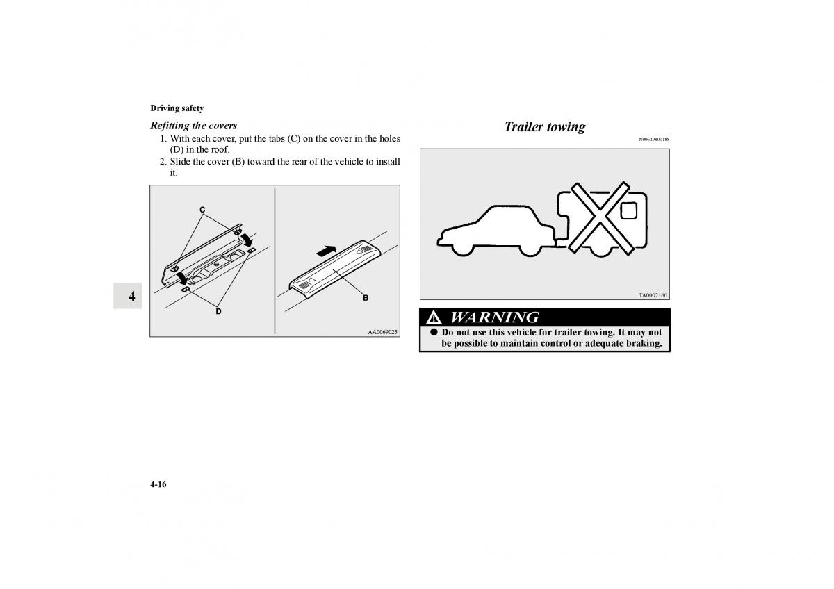 Mitsubishi Lancer Sportback VIII 8 owners manual / page 413