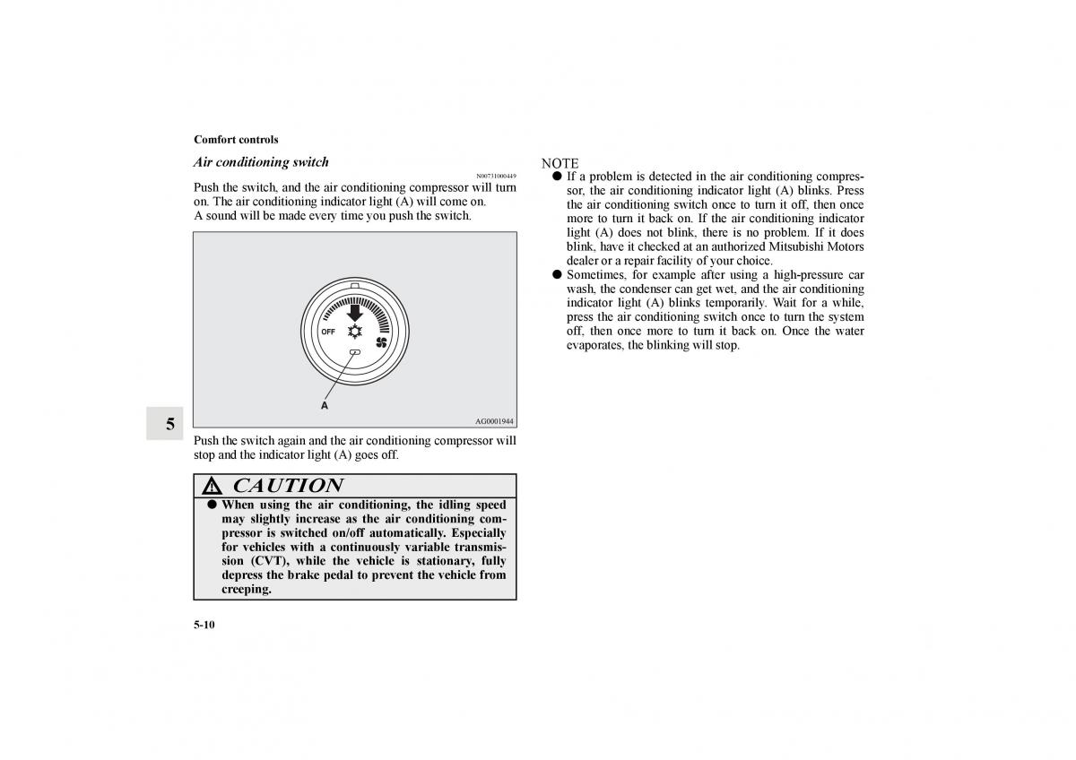 Mitsubishi Lancer Sportback VIII 8 owners manual / page 423