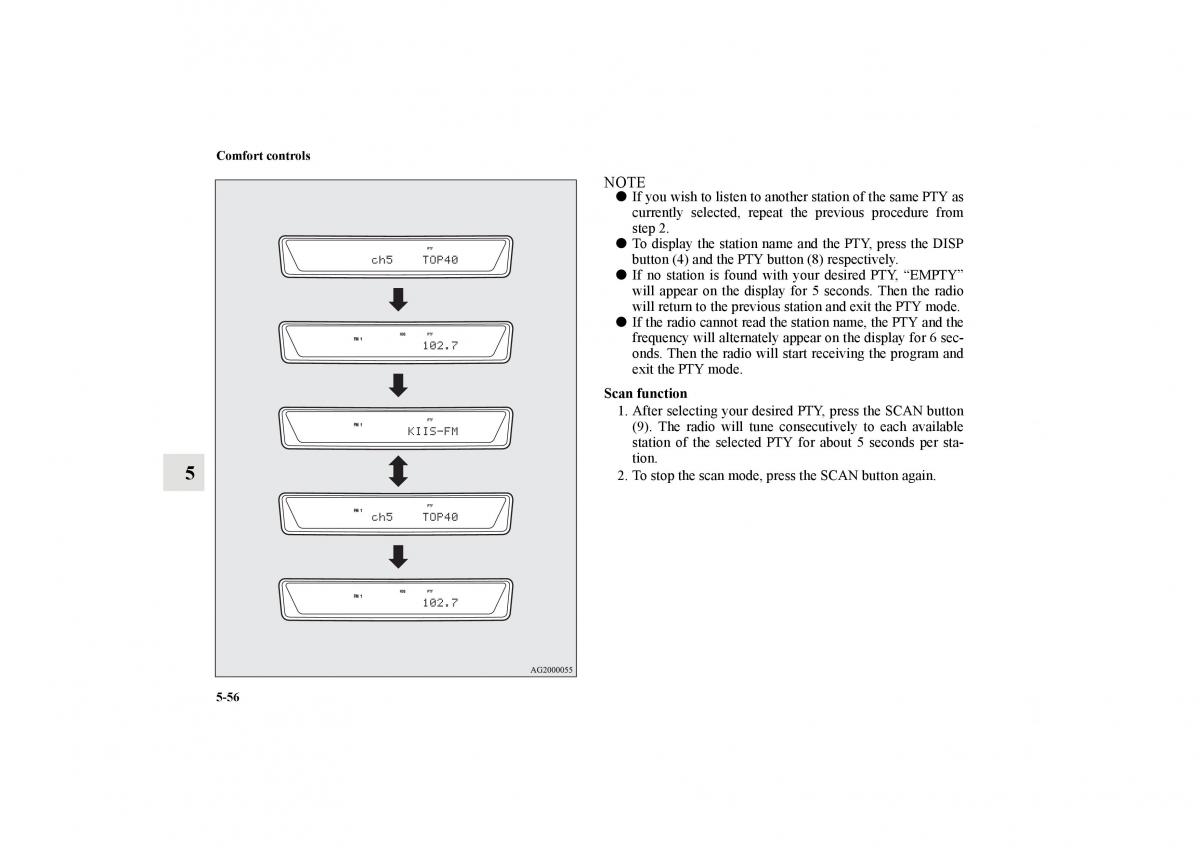 Mitsubishi Lancer Sportback VIII 8 owners manual / page 469