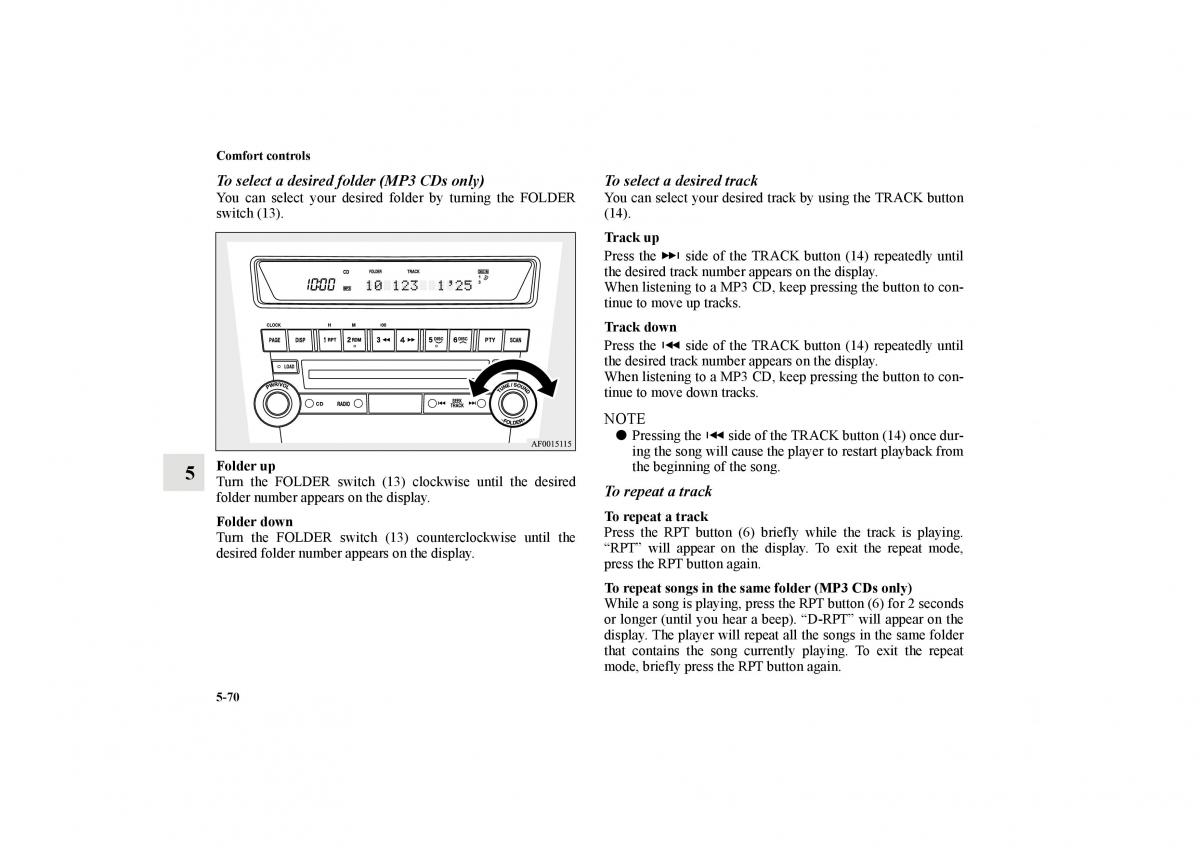 Mitsubishi Lancer Sportback VIII 8 owners manual / page 483